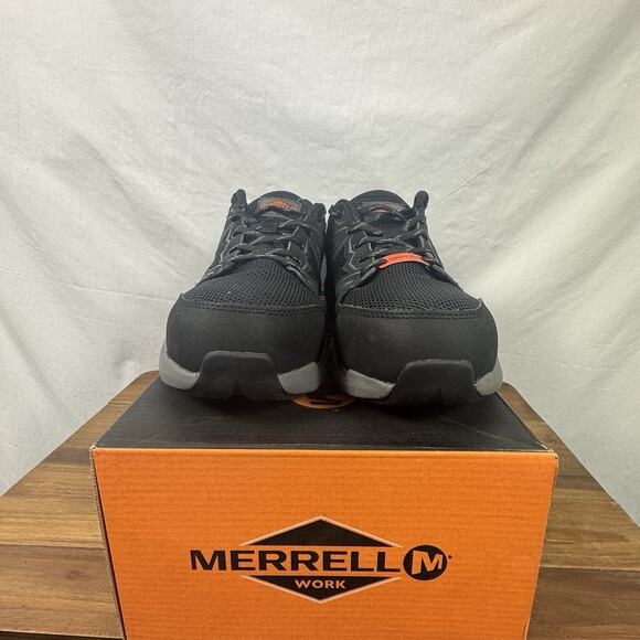 Merrell Women’s Fullbench Superlite AT Black Safety Toe Work Sneakers 9.5 M NWB - Picture 5 of 11